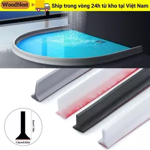 Nút chặn nước WOODNEST, Dải giữ nước tự dính tách khô và ướt, Dải niêm phong đáy cửa có thể uốn cong