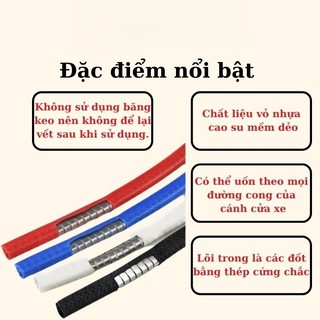【MOTUS】5 mét Nẹp Viền Cửa Xe Hơi Chống Va Chạm Chữ U Lõi Thép