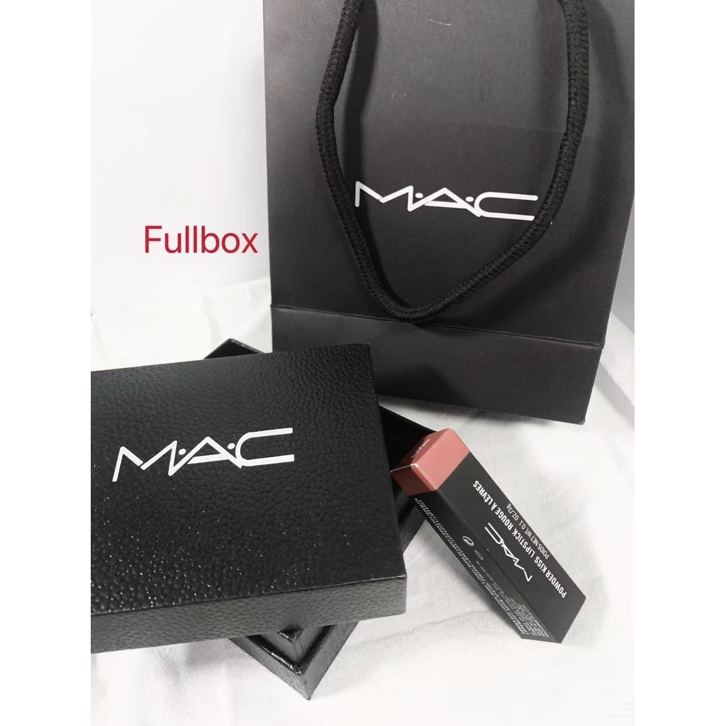 【Chính Hãng】Son Thỏi MAC Matte Lipstick 3.5g| Mềm Môi, Màu Chuẩn, Dạng Chuẩn  Fullsize，Fullbox