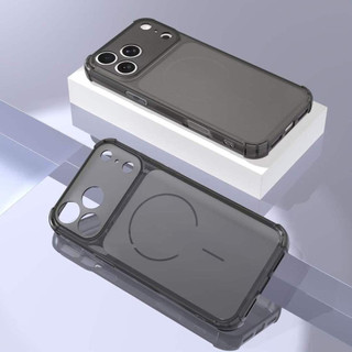 Túi khí bốn góc 2.0mm khuếch đại tức thì cửa sổ iPhone 17 Promax Matte Phone Case IP16 / 15 / Peach Pink 14 / 13 / 12 Soft 11