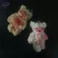 HFTOY Sang Trọng Gấu Móc Khóa Halloween Phong Cách Punk Dễ Thương Đẫm Máu Thú Nhồi Bông Túi Mặt Dây Chuyền Cho Bapa Ví Phụ Kiện Cho Tiệc Cosplay Quà Tặng ~