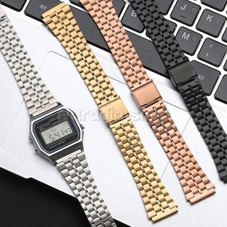 18mm cho Casio W800h AE1200 F91W A158 A159 A168 A169 F91 B650 Dây đeo đồng hồ thay thế bằng thép không gỉ