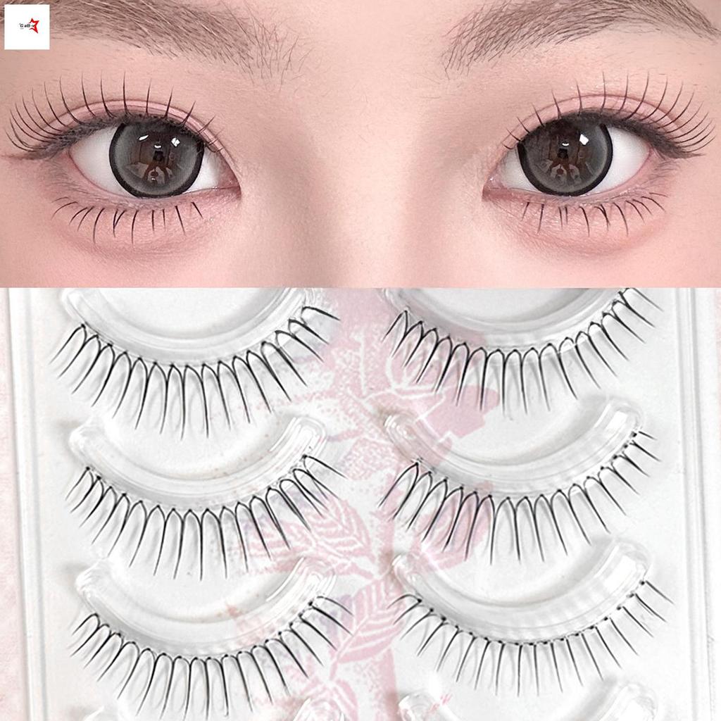 Dây đeo mỏng Wispy giả tự nhiên - Lông mi sọc mịn cho bữa tiệc công sở du lịch