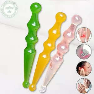 Bút điểm hai đầu bằng nhựa PUSKY Bấm huyệt mặt Dụng cụ massage mắt và mặt Sti để chăm sóc da và làm đẹp Hướng dẫn sử dụng Dụng cụ massage VN