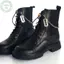PUSKY Gothic Punk Martin Boot Giày Trang Trí Dây Xích Dễ Dàng Giảm Bule Cơ Chế Lý Tưởng DIY Phụ Kiện Giày VN
