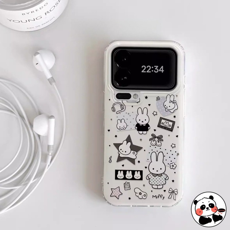 Ốp Điện Thoại Miffy Rabit Dễ Thương Cho Samsung Galaxy A17 A16 M16 F16 A15 M15 F15 A14 M14 F14 A13 M13 A12 M12 F12 A11 A10S M10S 5G 4G Vỏ Kem Hoạt Hình Ins Phong Cách Vỏ