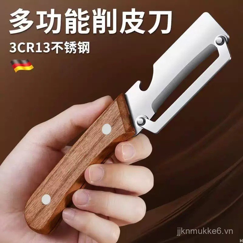 Hộ Gia Đình Đa Năng Thép Không Gỉ Nhà Bếp Dày Trái Cây Lột Paring Dao Đường Hạt Mía Dứa Lột Dụng Cụ Tiện Dụng Chuyên Dụng EZMP