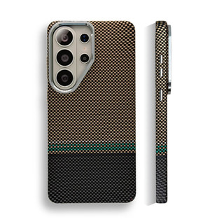 Ốp điện thoại di động từ tính bằng sợi Carbon đầy màu sắc sang trọng Samsung S26 S25 S24 S23 Ultra cho Mg Vỏ bảo vệ mài mòn từ tính