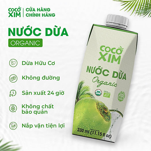 [Combo Giá Sỉ] Nước Dừa Cocoxim Đủ Hương Vị Từ 1L Đến 330ml, Nguyên Chất Thơm Ngon Bổ Dưỡng