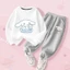 Cinnamoroll Phong Cách Trẻ Em Áo Bộ Quần Hoạt Hình Dễ Thương Mặc Đi Học Thường Ngày