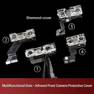 Vỏ máy ảnh bảo vệ bụi QUIM cho X XS XP11 11Pro 12 12Pro Bảo vệ ống kính phía trước