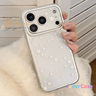 Ốp Lưng Cho IPhone 17 15 13 11 16 14 12 Pro Max 17AIR 15 7 8 Plus X XR Max Bìa mềm trong suốt thời trang ngôi sao