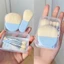 FAVORITEGOODS 6 Cái / bộ Bộ Bàn Chải Trang Điểm Mini, Bàn Chải Trộn Nhiều Đầu Bàn Chải Bàn Chải Trang Điểm, Có Hộp Bảo Quản Lông Mềm Bộ Bàn Chải Mỹ Phẩm Ứng Dụng Trang Điểm