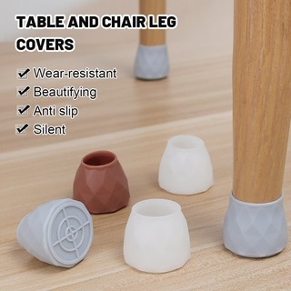Vỏ bọc chân ghế silicon chống trượt - Tấm bảo vệ sàn chống trầy xước & chống ồn cho sàn gỗ cứng - Chân cân bằng nội thất