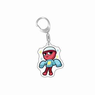 Dandy's World Plush Scraps Acrylic Keychain Lovely Baby Bag Charms Pendant Friends Gift Fun Key Chain Cute