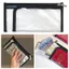 FAVORITEGOODS 1 Túi Đựng Tài Liệu, Túi Đựng Mỹ Phẩm PVC Du Lịch, Túi Vệ Sinh Chống Thấm Nước Di Động Trong Suốt Bền Đẹp