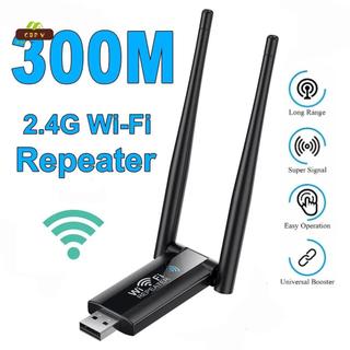Bộ mở rộng WiFi 2.4G 300Mbps - Bộ tăng cường mạng tầm xa cắm USB không dây