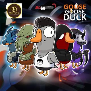 Móc khóa vịt Goose Goose Duck, móc khóa vịt Miximoi, Móc khóa Mixi Gaming, Độ Mixi nhiều mẫu treo balo, chìakho xemáy