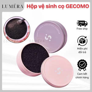 Hộp Bọt Biển GECOMO Vệ Sinh Giặt Cọ Khô Làm Sạch Cọ Trang Điểm Không Dùng Nước Tiện Lợi Choco.cosmetic