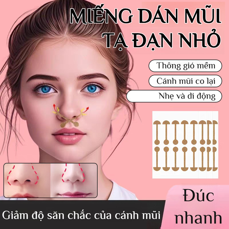 Miếng dán thu nhỏ cánh mũi 15 ngày / Miếng dán làm đẹp và thu nhỏ cánh mũi / Miếng dán tạo hình mũi / Miếng dán làm đẹp cánh mũi tiện lợi