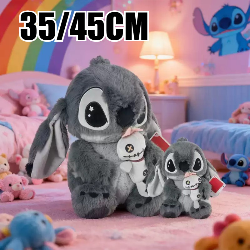 Mới Màu Xám Stitch Sang Trọng Búp Bê,Hình Dáng Dễ Thương,Đồ Chơi Bông,Quà Sinh Nhật Cho Trẻ Em