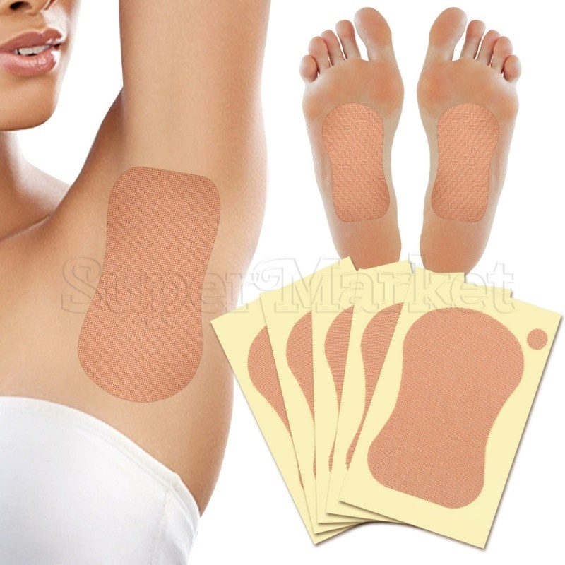 Miếng lót mồ hôi nách màu da, thấm hút, thoáng - Miếng lót，thấm mồ hôi，nách，chân，Màu da，Tự dính，30 Miếng,