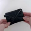 Ví Quilted OLVIDO, Chất liệu Cotton Thiết kế nơ Túi lưu trữ Mini, Chống bụi 2 lớp Kích thước di động Túi đựng thẻ dây kéo nhỏ Tai nghe Bluetooth