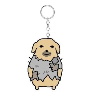 Móc Khóa Nudaeng Dog Vui Nhộn Hài Hước Mica 2 Mặt Chất Liệu Trong Suốt Sáng Bóng Sang Trọng