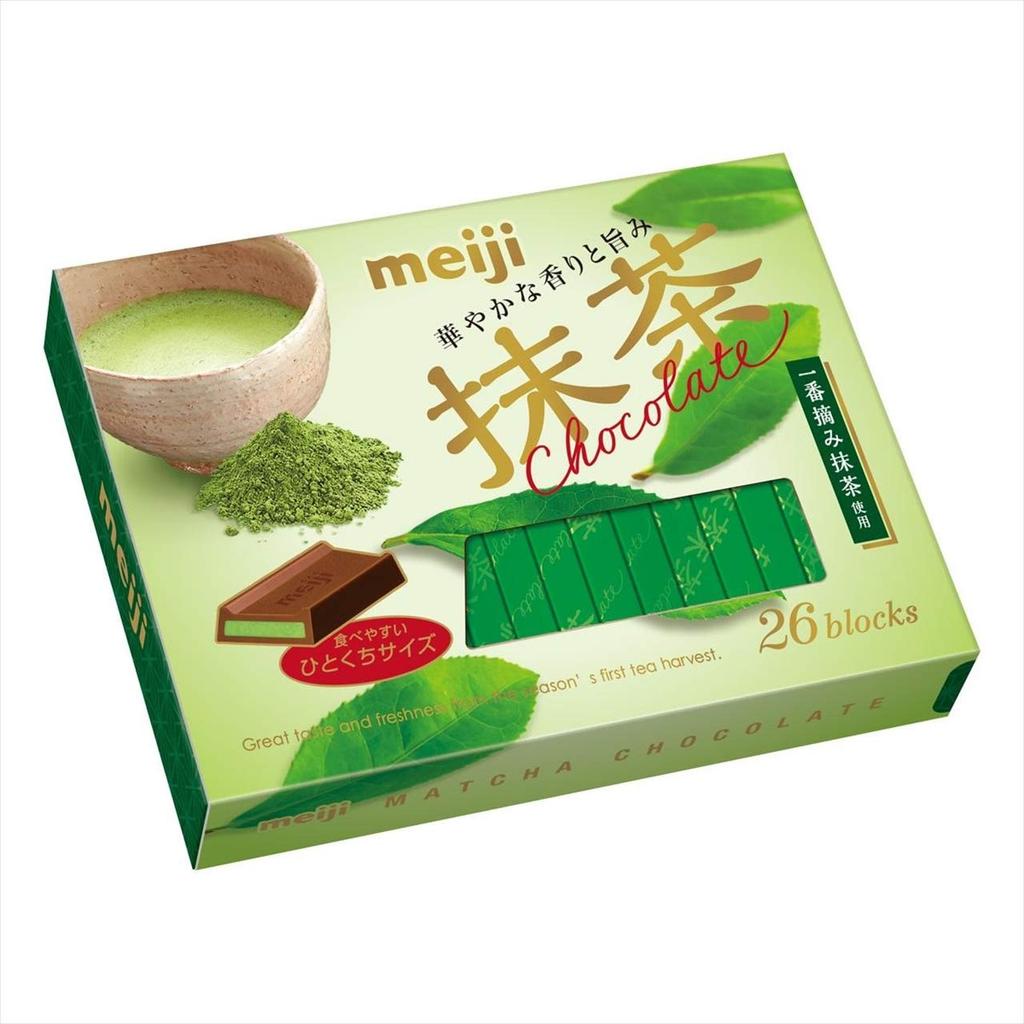 Meiji Matcha Chocolate BOX 26 Pieces[Direct from Japan]
