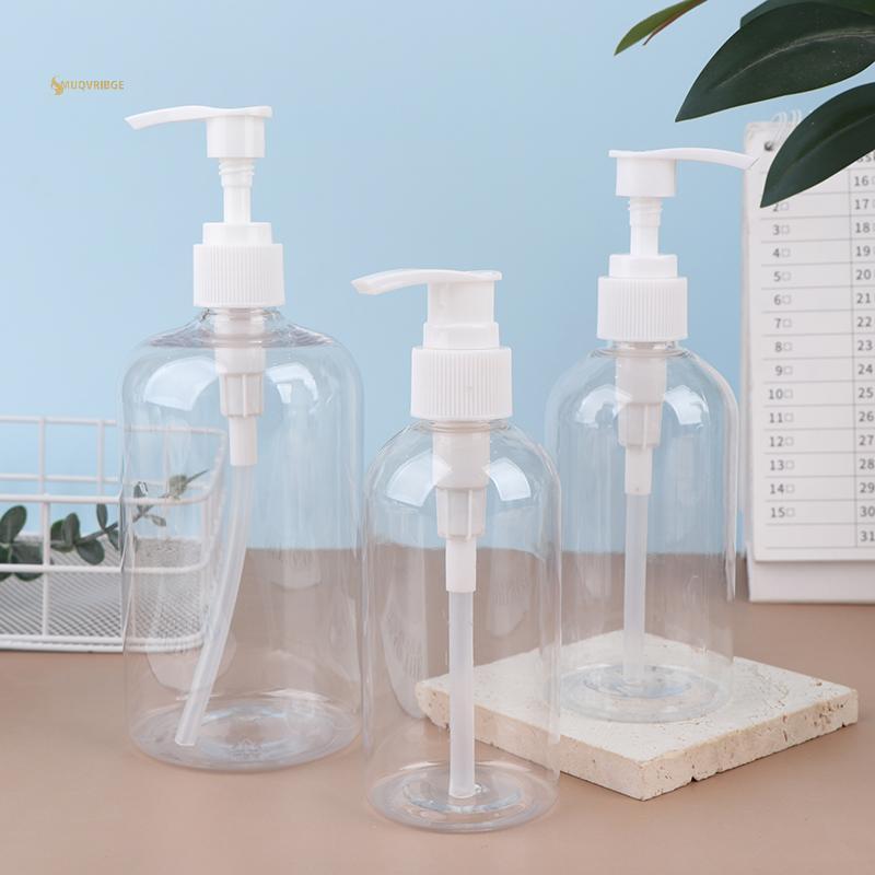 MUQV 200-500ml Di Động Máy Bơm Rỗng Chai Xi Lanh Dầu Gội Lotion Bền Có Thể Đổ Lại Hộp Đựng Cho Xà Phòng Lỏng n