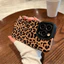 Brown Leopard Print cho 17 15 14promax da lộn iPhone 16 11 xu hướng 12pro