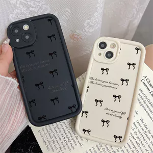 Ốp Mắt Thiên Thần Chống Rơi Cho iPhone 17 16 15 14 13 12 11 Pro X XR XS Max SE 2020 7 8 Plus Họa Tiết Nơ PFFH260