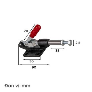 Bộ kẹp ép thẳng công nghiệp Kẹp Định Vị / Kẹp Gỗ, Kẹp Đẩy Ngang, Cố Định An Toàn, Kẹp, Kẹp Gỗ