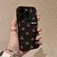 Trắng Cherry cho iPhone 16 trường hợp iPhone 14promax All Inclusive 15Plus Tính cách 13 Mới