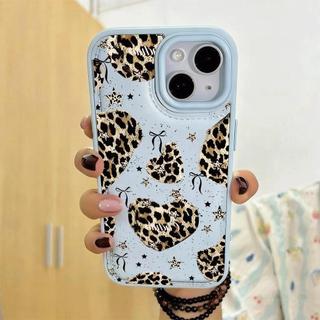 Leopard Rhapsody cho trường hợp iPhone 16promax iPhone 15 mới 14 dễ thương 1312 lỗ lớn