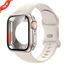 Thay đổi sang vỏ PC siêu cứng + Dây đeo silicon tương thích cho Apple Watch S11 / 10 46mm 42mm 45mm 44mm 40mm 41mm 9 8 7 6 SE 5