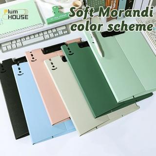 PlumHOUSE Clipboard Đứng Thư Mục Tập Tin Kinh Doanh Di Động Gấp Giấy Hiển Thị Đứng Tài Liệu Viết Pad A4 Bảng Kẹp Thư Mục Kệ VN