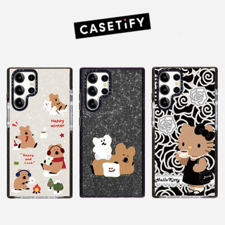 Gitter Coffee Cat Bear Phone Case For Cho Samsung Galaxy S26 25 24 23 22 UItra S25 24 Plus Vỏ Bảo Vệ Chống Sốc
