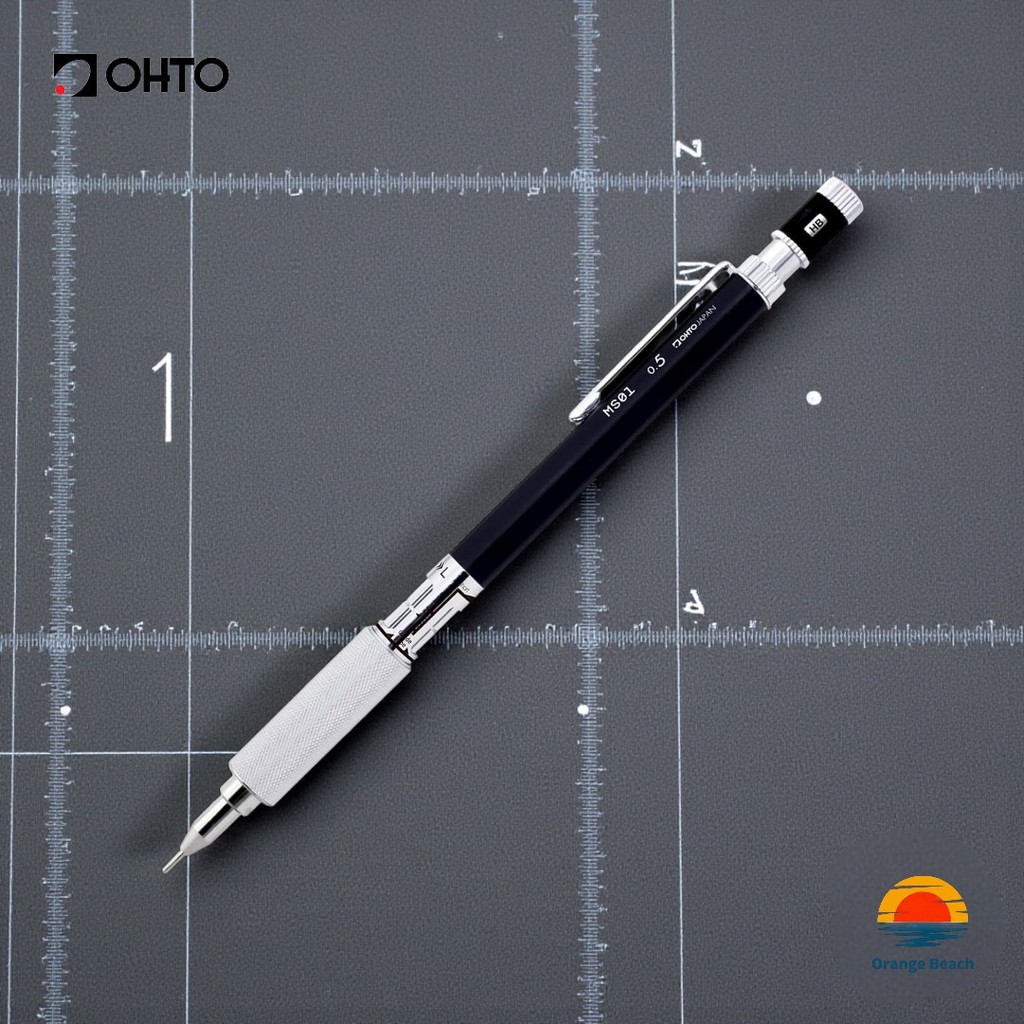 OHTO MS01 But Chi Bam Kim Loai/Chinh Ong Dan Va Luong Chi/Toan Kim Loai/0.3 0.5mm/5 Mau