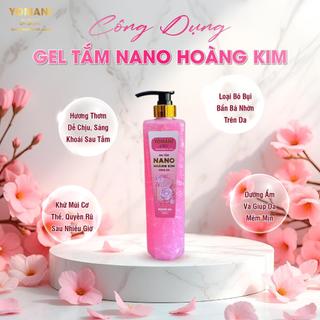 Dầu Gội Xả Yomani Thảo Mộc Bồ Kết Hà Thủ Ô & Sữa Tắm Nano Hoàng Kim 800ml Chăm Sóc Toàn Diện