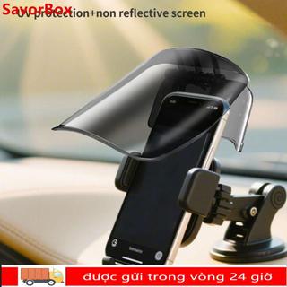 SAVORBOX Tấm che gắn điện thoại kiểu mũ có thể điều chỉnh, chống mưa đa năng cao cấp