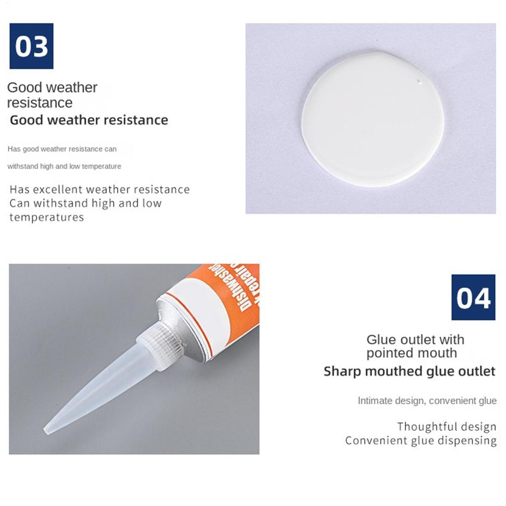 50ml Giá Máy Rửa Chén Keo Sửa Chữa Máy Rửa Chén Lâu Dài Giá Sơn Gel Với 2 Bàn Chải Giá Máy Rửa Chén Sửa Chữa Keo shopidaevn
