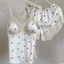 Phiên Bản Hàn Quốc Bộ Đồ Ngủ Tay Ngắn Phong Cách Mỏng Ice Silk Suspender Quần Short Phù Hợp Với Chấm Bi Ngọt Ngào Ren Váy Ngủ Loungewear