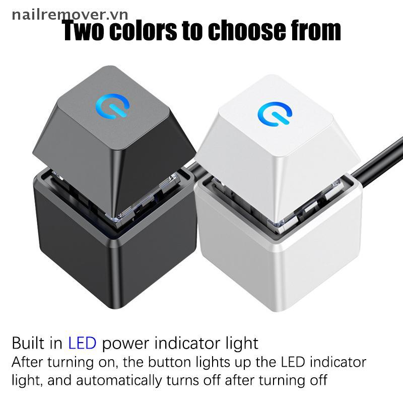 [NR] PC LED PC Vỏ máy tính Nút bên ngoài Vỏ máy tính Bo mạch chủ Nút chìa khóa cơ Bo mạch chủ Nguồn khởi động bên ngoài MỚI