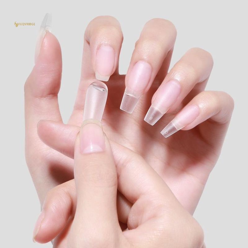 MUQV 1 Lọ Keo Gel Móng Tay Chắc Chắn Cho Đầu Móng Tay Giả Rõ Ràng Bền Nhấn Vào Gel Xây Dựng UV Ánh Sáng Chữa Keo Móng Tay Salon n