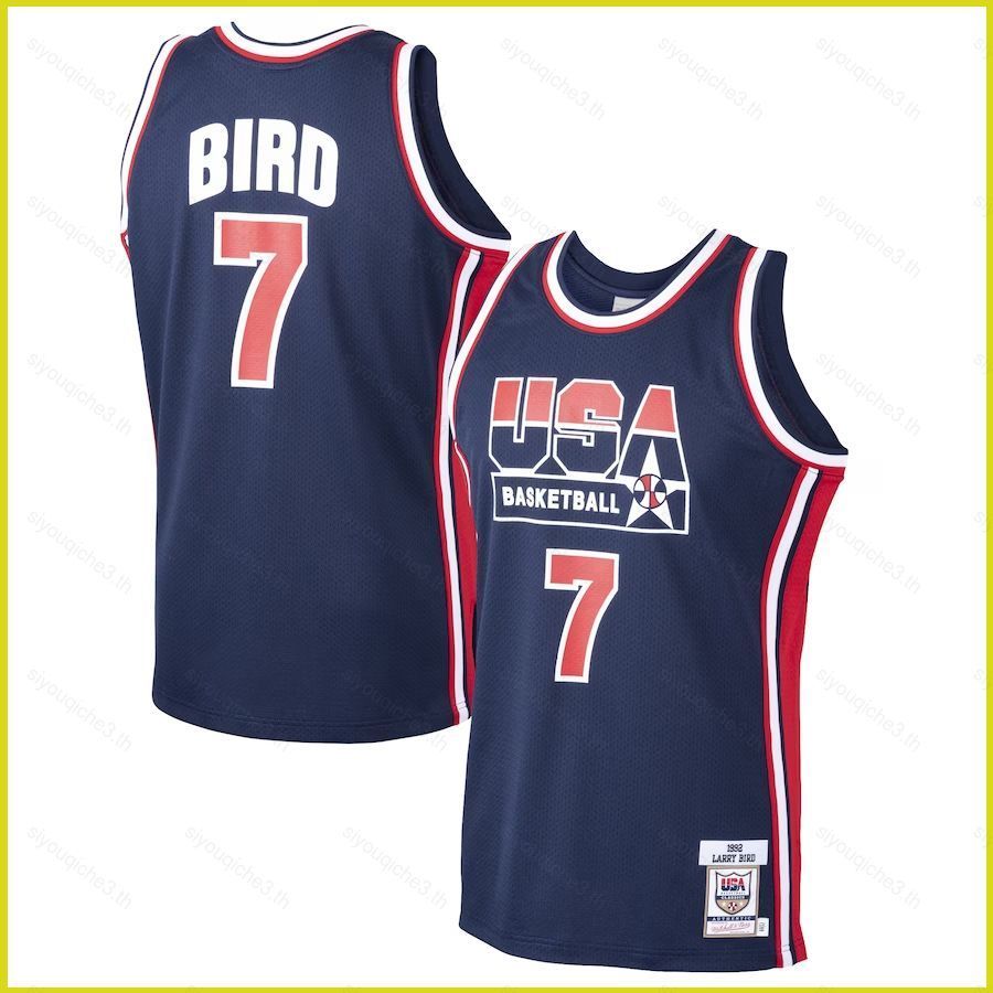 Jersey Bóng Rổ Chính Hãng Larry Bird Đội Tuyển Mỹ 1992, Phù Hợp Cho Người Lớn Và Trẻ Em