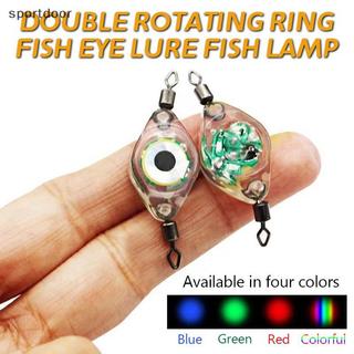 [sportoutdoor] Đèn LED Mồi Câu Cá Hình Mắt Mồi Câu Cá Cảm Biến Chống Thấm Nước Giọt Sâu Cho Nước Biển Nước Ngọt Dưới Nước Cao Sáng [out]