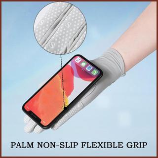 Găng Tay Lái Xe Ice Silk Chống Tia UV, Dùng Cho Màn Hình Cảm Ứng, Mát Khi Đi Xe Đạp