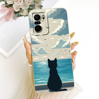 Ốp Chống Sốc Cho Redmi K40 / K40 Pro / K40 Gaming / Poco F3 / Poco F3 GT Vỏ Điện Thoại Sáng Tạo Mèo Hoạt Hình Vỏ Mềm