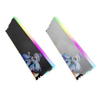MOON Bộ Nhớ Kim Loại Mỏng Tản Nhiệt Với ARGB LED Cho DDR5 DDR4 DDR3 DDR2 RAM Tăng Cường Thẩm Mỹ Và Hiệu Suất